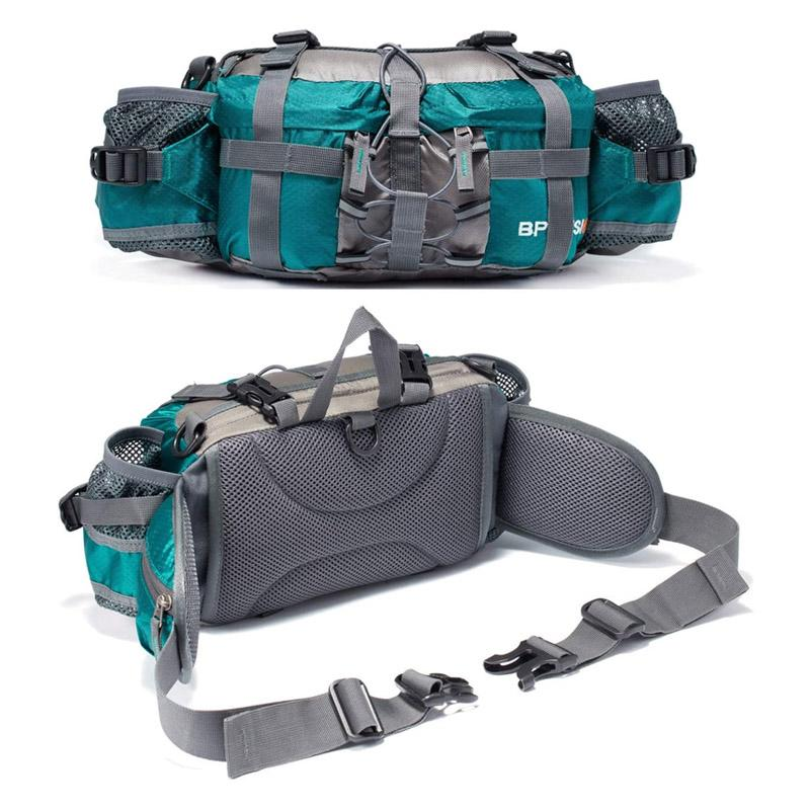 Crossbody Bag Waterproof Nylon 5L Shoulder & Hip Straps
