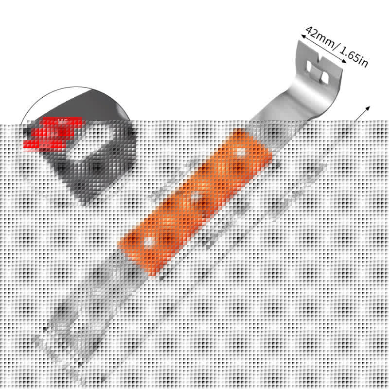 Crowbar Nail Puller & Screw Turner Non-Slip Rubber Handle
