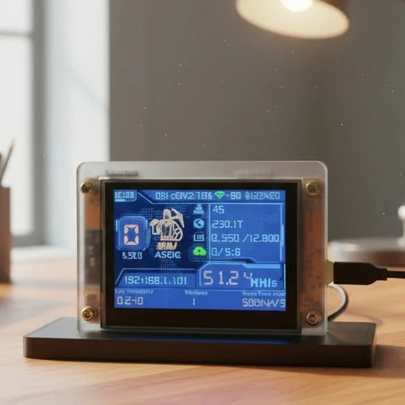 Crypto Mining Device 960 KH/s Integrated 2.8-Inch Display Compact Design