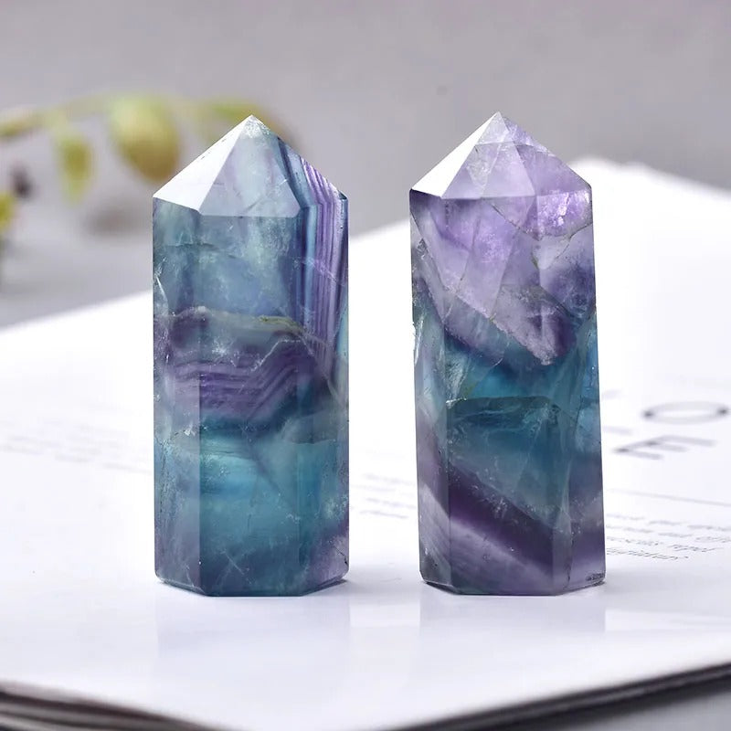 Crystal Point Polished Faceted 22 Inch Natural Mineral