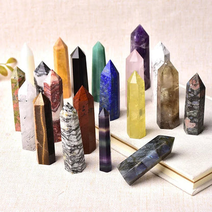 Crystal Point Polished Faceted 22 Inch Natural Mineral