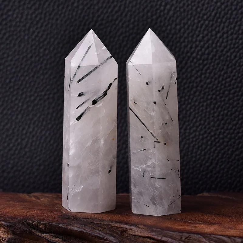 Crystal Point Polished Faceted 22 Inch Natural Mineral