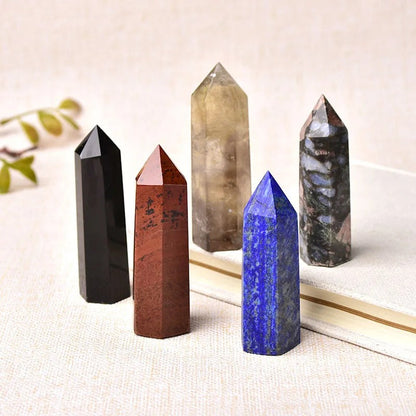 Crystal Point Polished Faceted 22 Inch Natural Mineral