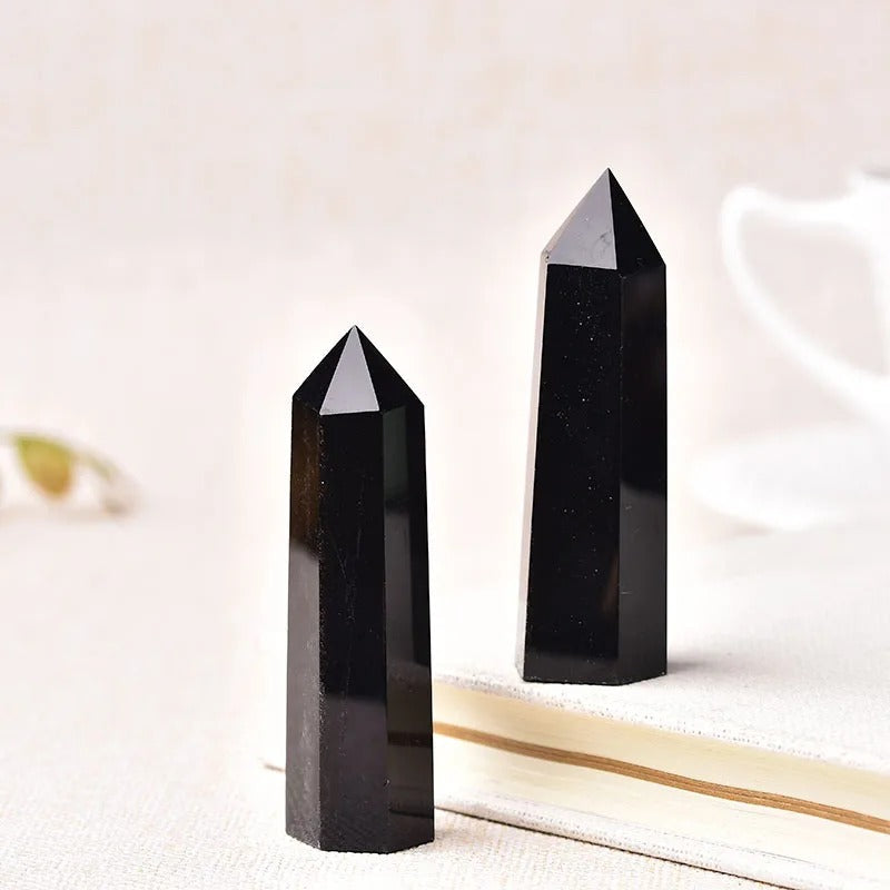 Crystal Point Polished Faceted 22 Inch Natural Mineral