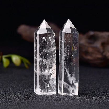 Crystal Point Polished Faceted 22 Inch Natural Mineral