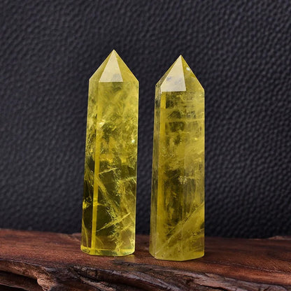 Crystal Point Polished Faceted 22 Inch Natural Mineral
