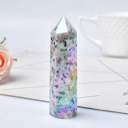 Crystal Point Polished Faceted 22 Inch Natural Mineral