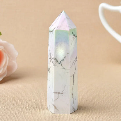 Crystal Point Polished Faceted 22 Inch Natural Mineral