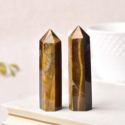 Crystal Point Polished Faceted 22 Inch Natural Mineral