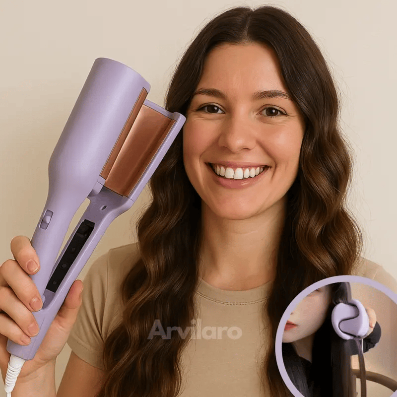 Curling Iron Ceramic-Coated Fast Heat-Up 4 Temperature Settings