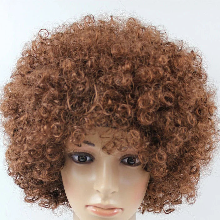 Curly Wig Voluminous Natural-Looking Adjustable Fit Lightweight Cap