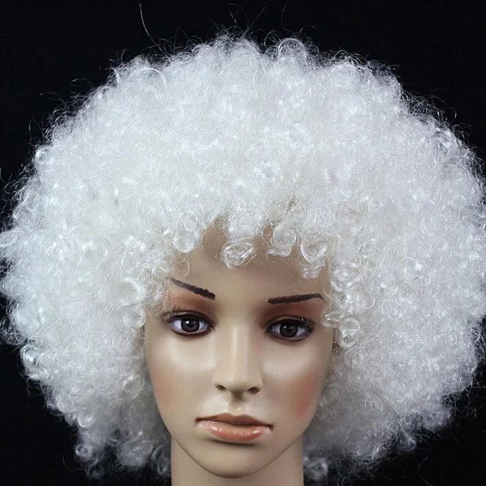Curly Wig Voluminous Natural-Looking Adjustable Fit Lightweight Cap