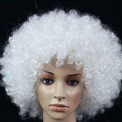 Curly Wig Voluminous Natural-Looking Adjustable Fit Lightweight Cap