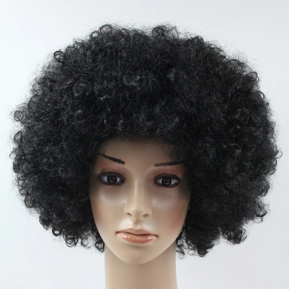 Curly Wig Voluminous Natural-Looking Adjustable Fit Lightweight Cap