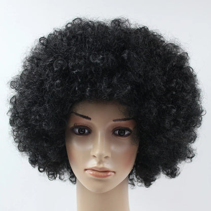 Curly Wig Voluminous Natural-Looking Adjustable Fit Lightweight Cap