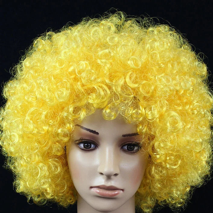 Curly Wig Voluminous Natural-Looking Adjustable Fit Lightweight Cap