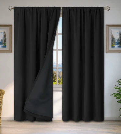 Curtain Panel Thermal Insulating Water-Repellent Rod Pocket