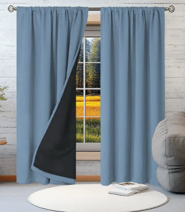 Curtain Panel Thermal Insulating Water-Repellent Rod Pocket