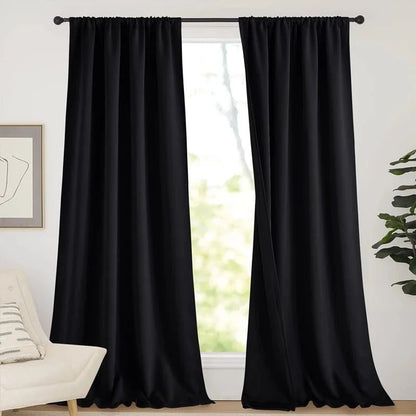 Curtain Panel Thermal Insulating Water-Repellent Rod Pocket