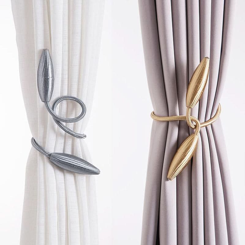 Curtain Tieback Adjustable Fabric Rope Set of 2