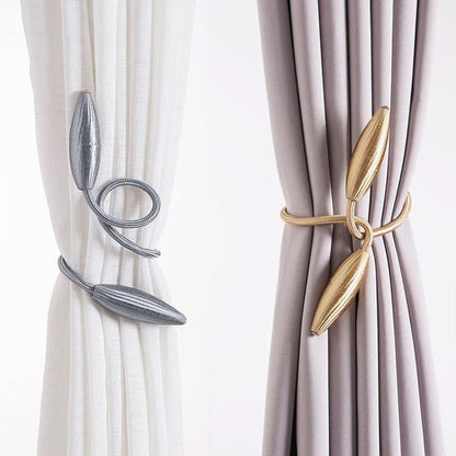 Curtain Tieback Adjustable Fabric Rope Set of 2