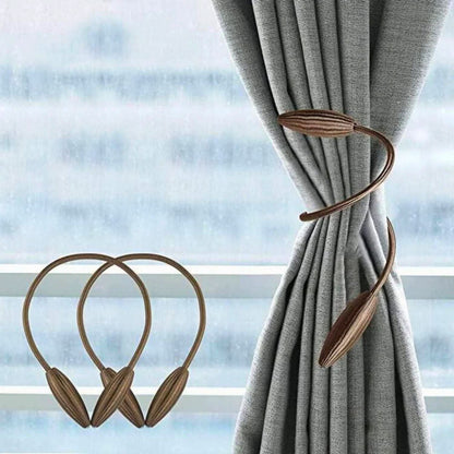 Curtain Tiebacks Flexible Tool-Free Attachment