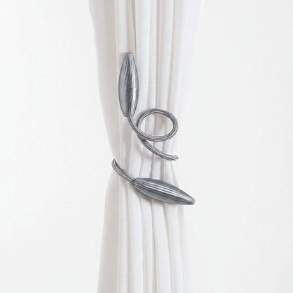 Curtain Tiebacks Flexible Tool-Free Attachment