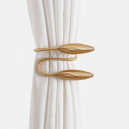 Curtain Tiebacks Flexible Tool-Free Attachment