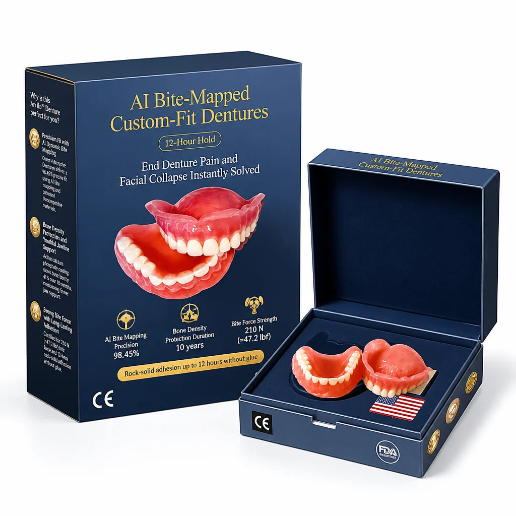 Custom-Fit Smart Dentures with Durable, Secure Hold