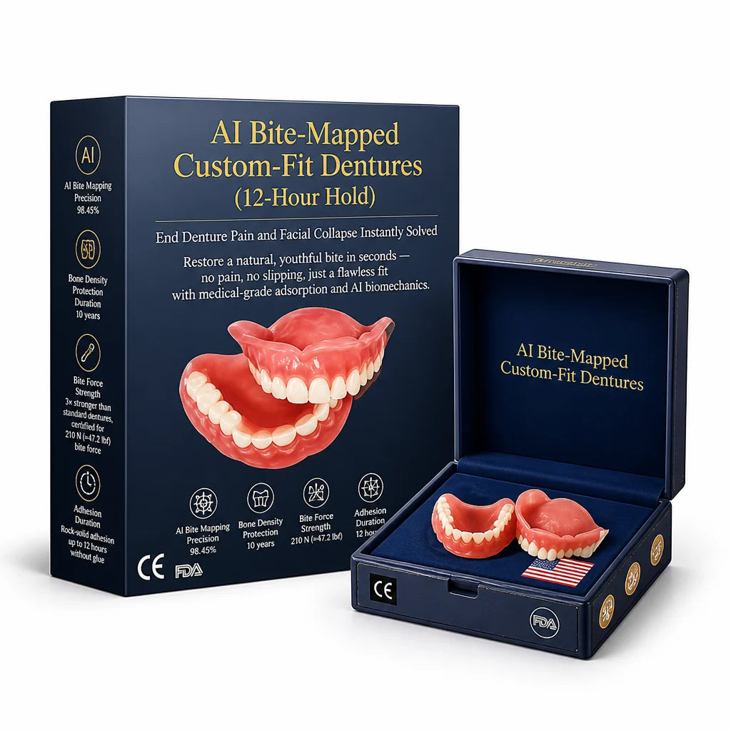 Custom-Fit Smart Dentures with Durable, Secure Hold