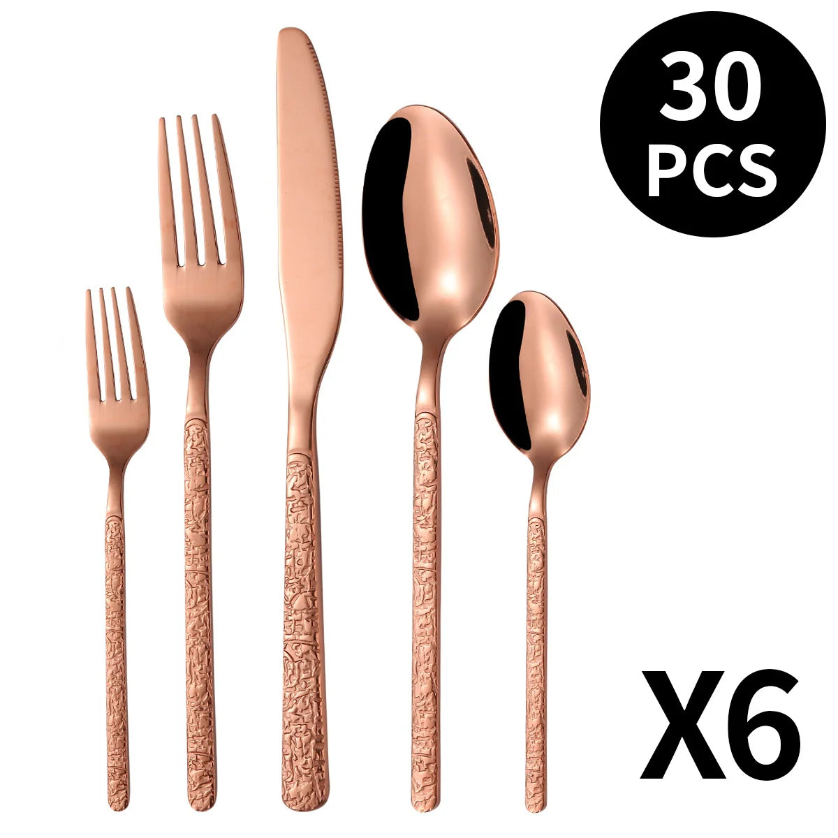 Cutlery Set 410 Stainless Steel Dishwasher-Safe Set of 20