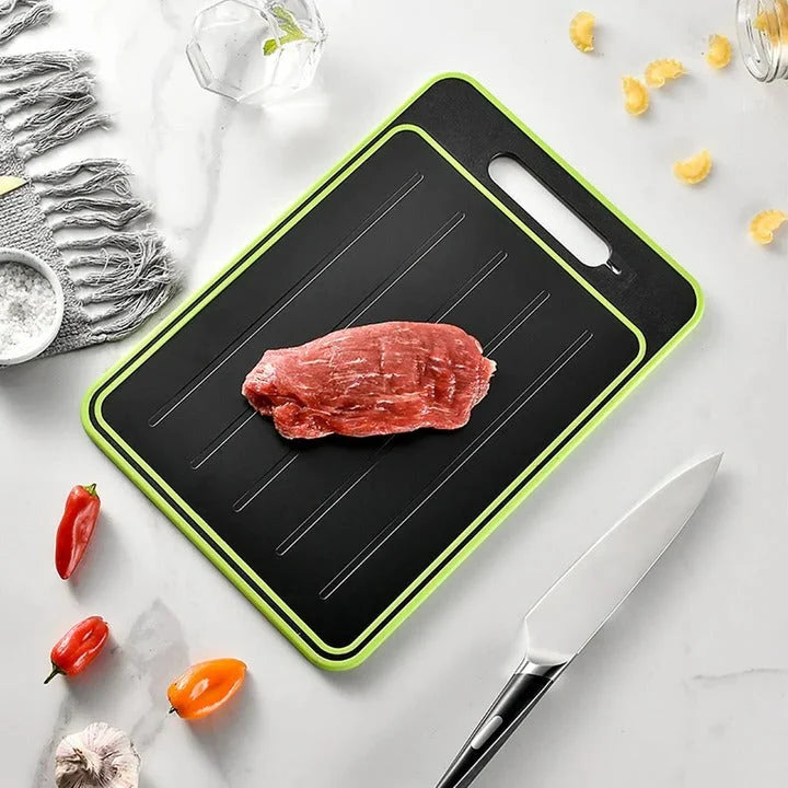 Cutting Board & Defrosting Tray Aluminium Non-Slip 4-in-1