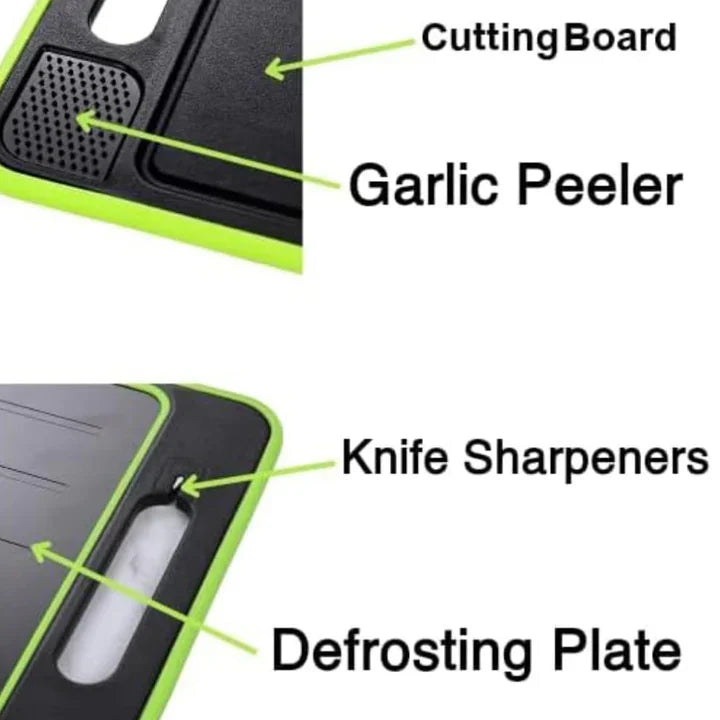 Cutting Board & Defrosting Tray Aluminium Non-Slip 4-in-1
