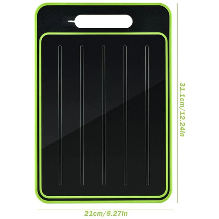 Cutting Board & Defrosting Tray Aluminium Non-Slip 4-in-1