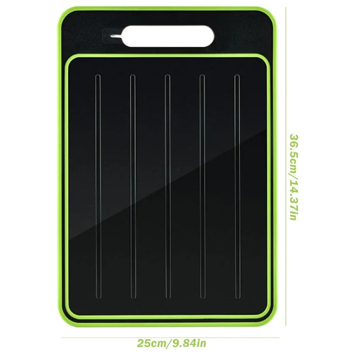 Cutting Board & Defrosting Tray Aluminium Non-Slip 4-in-1