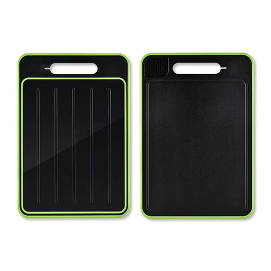 Cutting Board Double-Sided Stainless Steel & Wheat Straw
