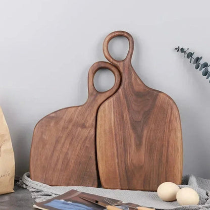 Cutting Board Set Solid Walnut Loop Handle