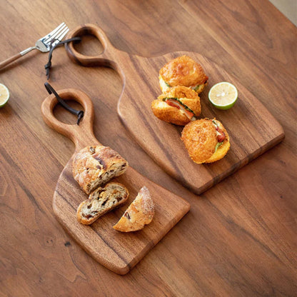 Cutting Board Set Solid Walnut Loop Handle