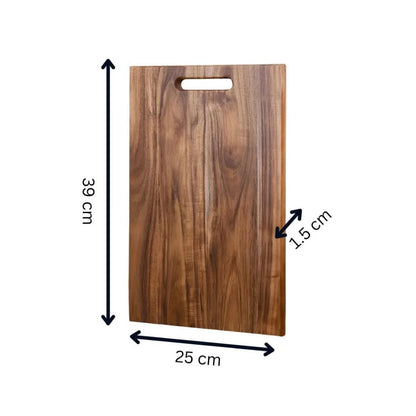 Cutting Board Solid Acacia Wood Knife-Friendly Surface