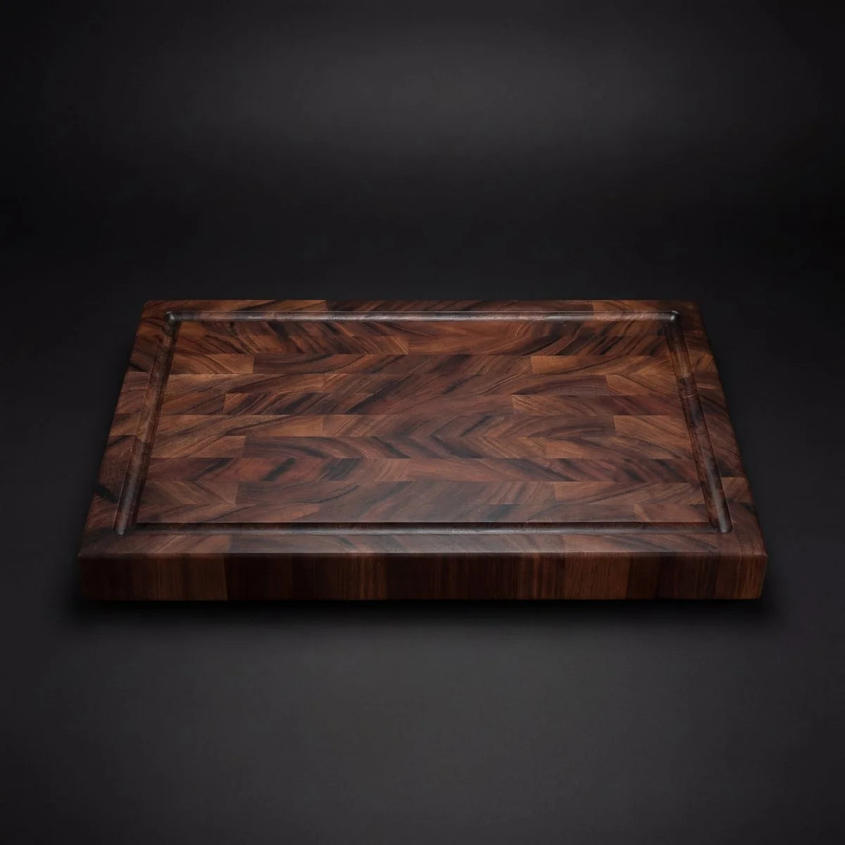 Cutting Board Solid Walnut Knife-Friendly Uncoated Finish