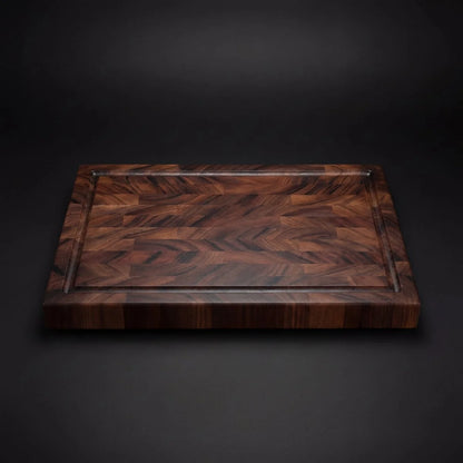 Cutting Board Solid Walnut Knife-Friendly Uncoated Finish