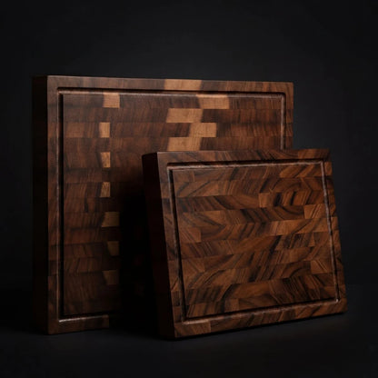 Cutting Board Solid Walnut Knife-Friendly Uncoated Finish