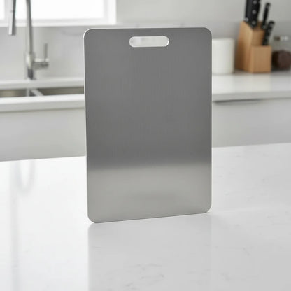 Cutting Board Stainless Steel Non-Porous Non-Slip Base