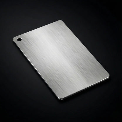 Cutting Board Uncoated Titanium Non-Porous Corrosion-Resistant