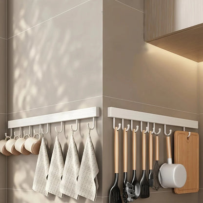Cutting Board & Utensil Organizer Wall-Mounted Stainless Steel