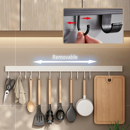 Cutting Board & Utensil Organizer Wall-Mounted Stainless Steel