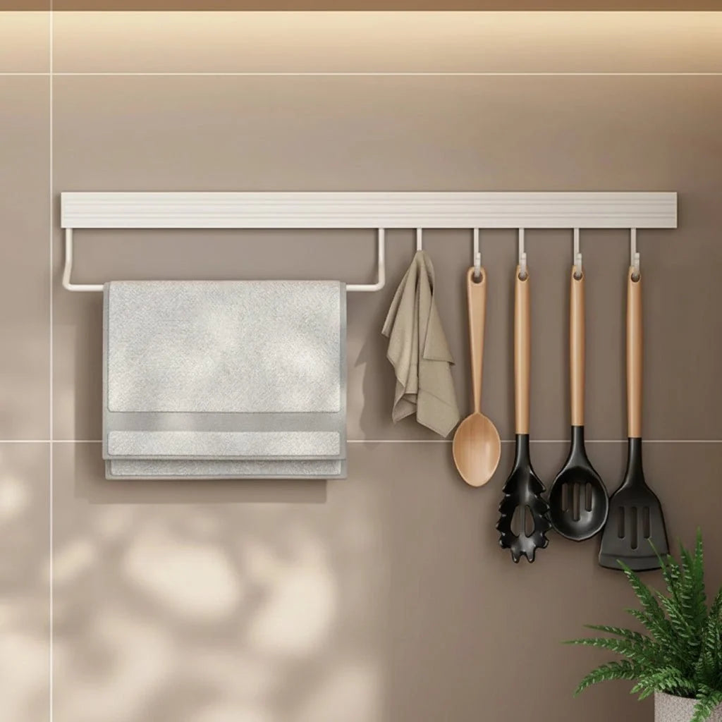 Cutting Board & Utensil Organizer Wall-Mounted Stainless Steel