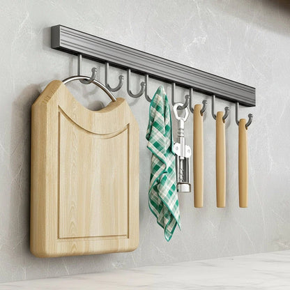 Cutting Board & Utensil Organizer Wall-Mounted Stainless Steel