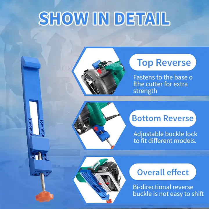 Cutting Guide Adjustable Widths Non-Slip Clamp