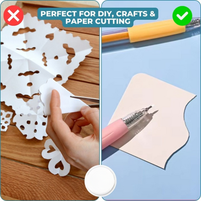 Cutting Pen Set 6 Piece 360° Rotating Stainless Steel